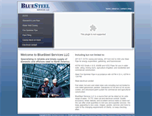 Tablet Screenshot of bluesteelservices.com